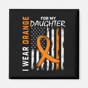 Imán Vestir Naranja Para Mi Hija Leucemia Cáncer Awaren