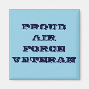 Imán Veterano de la Fuerza Aérea Magnet Orgulloso