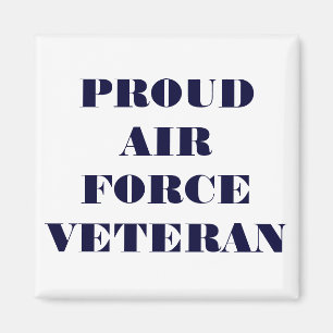 Imán Veterano de la Fuerza Aérea Magnet Orgulloso