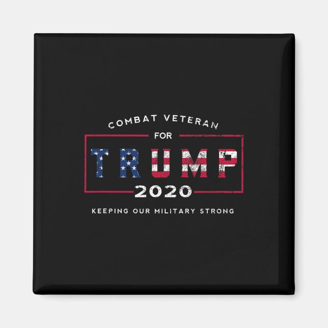 Imán Veterano De Trump 2020&# - Mantén Nuestro Control (Frente)