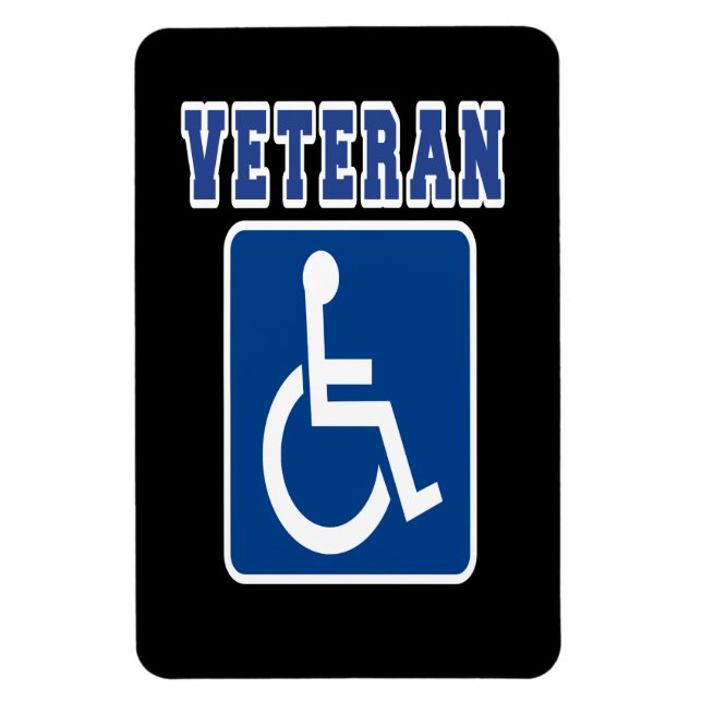 Imán Veterano discapacitado (Vertical)