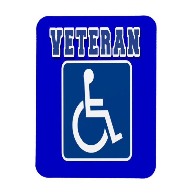 Imán Veterano discapacitado (Vertical)