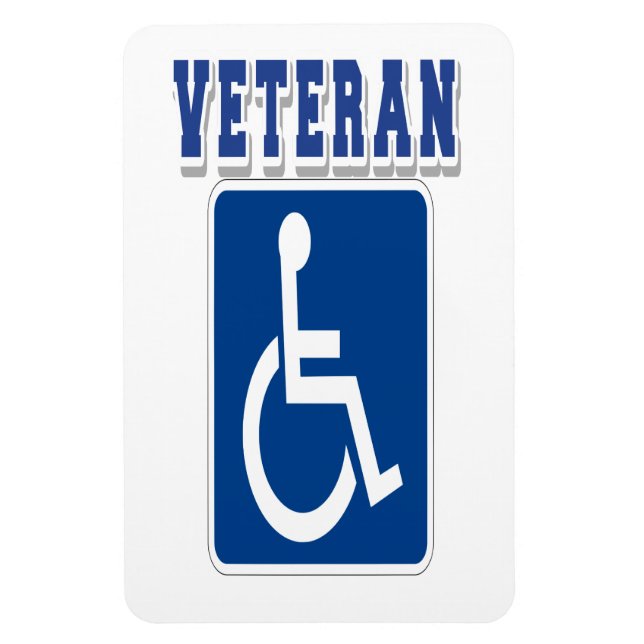Imán Veterano discapacitado (Vertical)