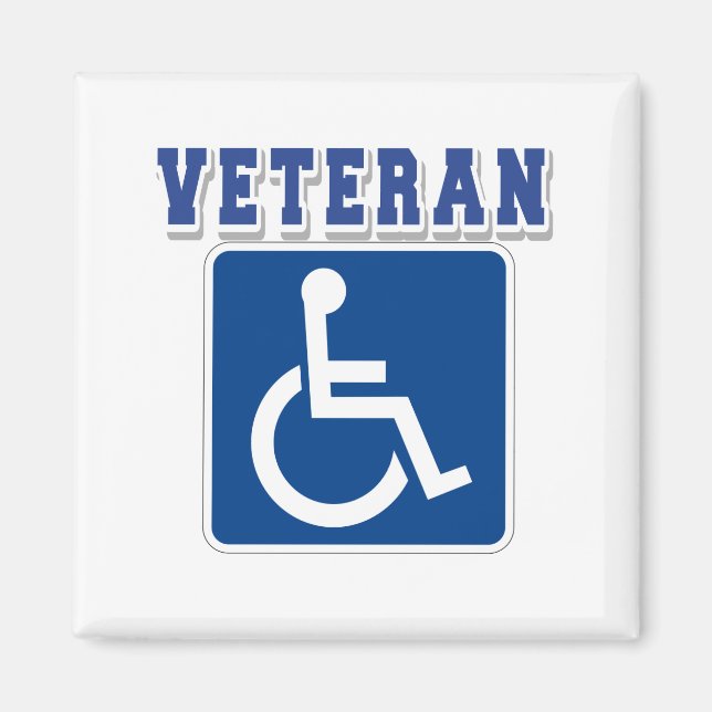 Imán Veterano discapacitado (Frente)