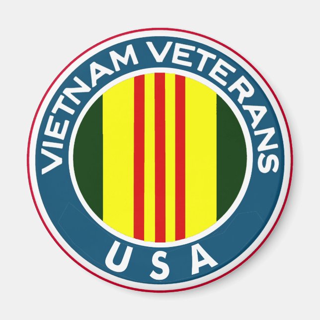 Imán Veteranos de Vietnam de los Estados Unidos (Frente)