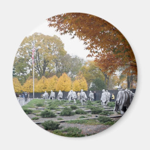 Imán Veteranos del monumento de Guerra de Corea