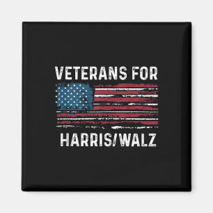 Imán Veteranos Orgullosos De Kamala Harris Tim W 2024