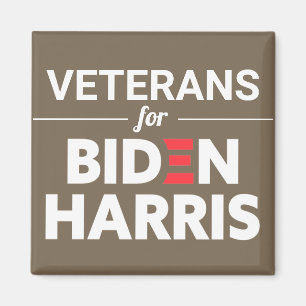 Imán Veteranos para el Personalizado de Biden Harris Te