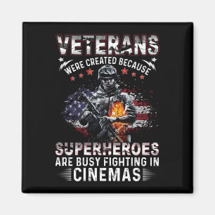 Imán Veteranos porque superhéroes ocupados en cines