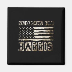 Imán Veteranos Vintage De Harris 2024 Vets Militares Ka