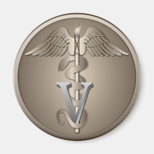 Imán Veterinario Caduceus