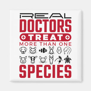 Imán Veterinarios Médicas Reales Tratan Más De Una Es