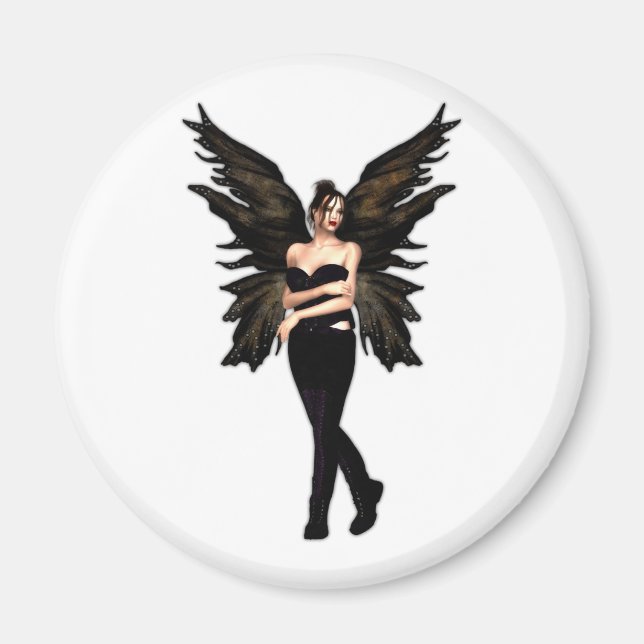 Imán Veuvette Gothic Fairy (Frente)