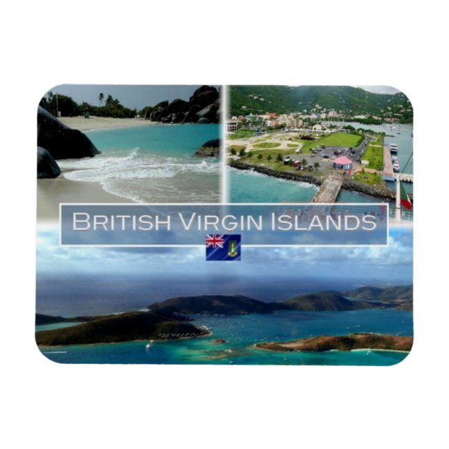Imán VG Islas Vírgenes Británicas - (Horizontal)