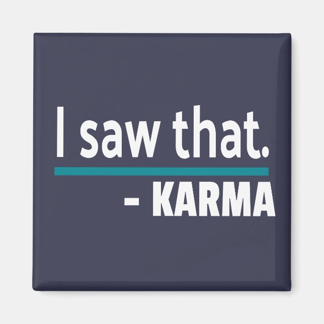 Imán Vi a Karma Funny (Frente)