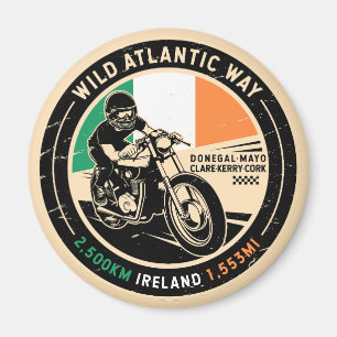 Imán Vía atlántica salvaje   Irlanda   Motocicleta