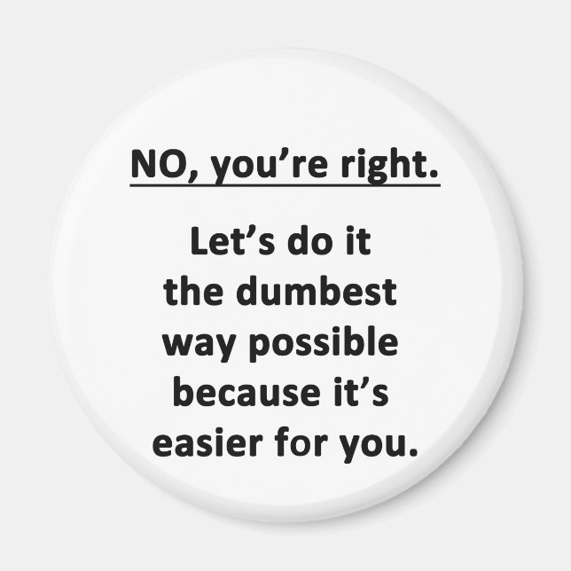 Imán Vía más tonto (Frente)