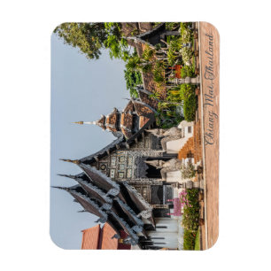 Imán Viaharn en Wat Chedi Luang, Chiang Mai, Tailandia