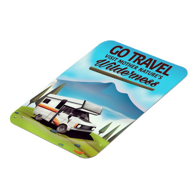 Imán Viaja, visita naturas madre RV salvaje. (Lado Izquierdo)