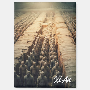Imán Viajan guerreros de la terraza Xi'an China