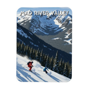 Imán Viajando por el Valle del Mad River en Vermont