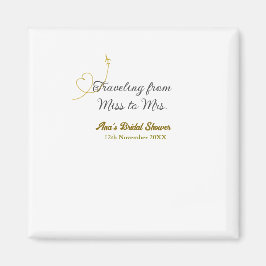 Imán Viajar de Señorita a Señora despedida de soltera a