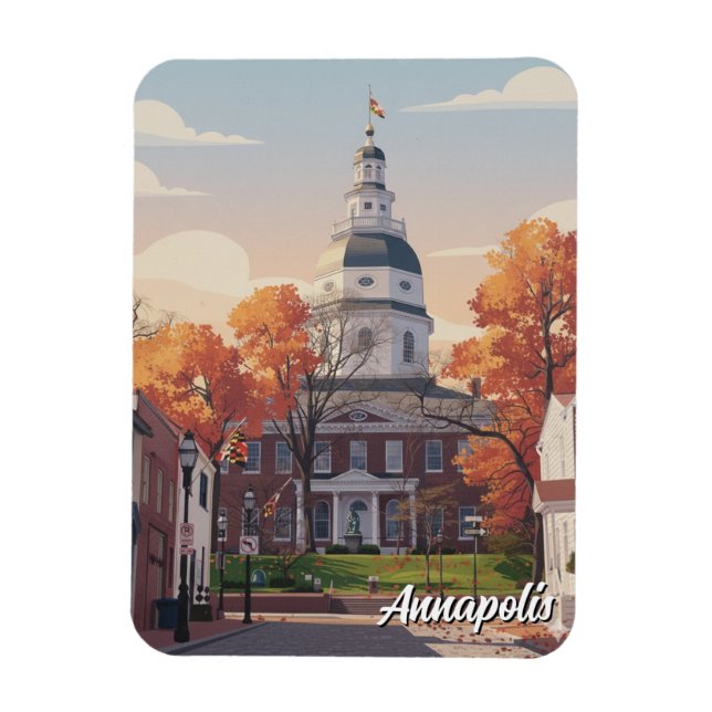 Imán Viaje a Annapolis Maryland (Vertical)