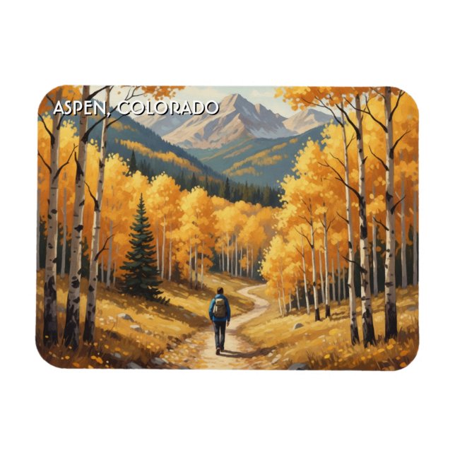 Imán Viaje a Aspen Colorado (Horizontal)