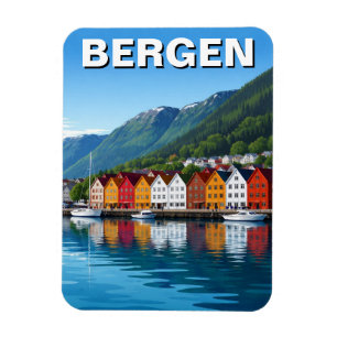 Imán Viaje a Bergen Noruega