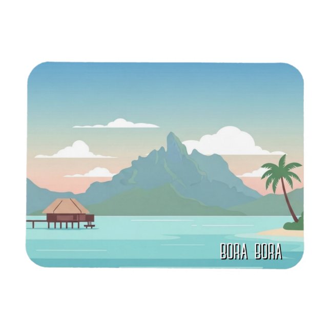 Imán Viaje a Bora Bora (Horizontal)