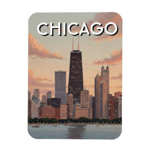 Imán Viaje a Chicago Illinois