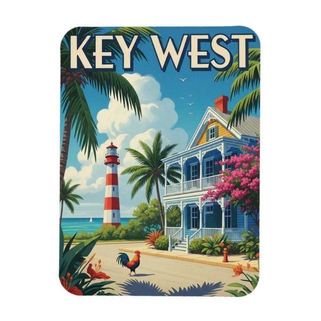 Imán Viaje a Key West Florida (Vertical)
