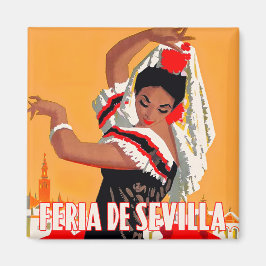 Imán Viaje a la antigua Feria de Sevilla 1959