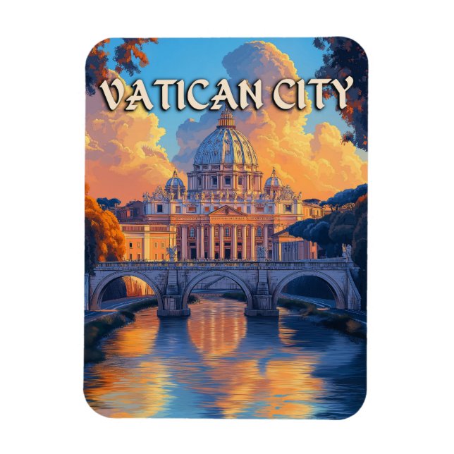 Imán Viaje a la Ciudad del Vaticano (Vertical)