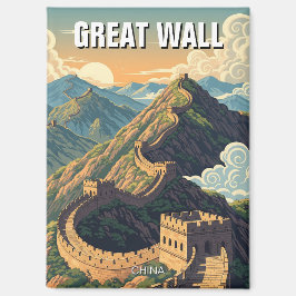 Imán Viaje a la Gran Muralla China