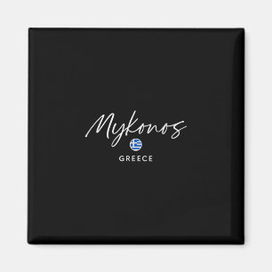 Imán Viaje a la isla de Mykonos Grecia Escape de verano