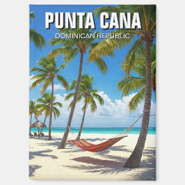 Imán Viaje a la playa de Punta Cana en República Domini