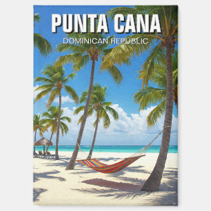 Imán Viaje a la playa de Punta Cana en República Domini