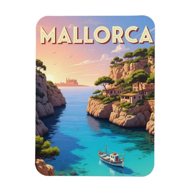 Imán Viaje a Mallorca España (Vertical)