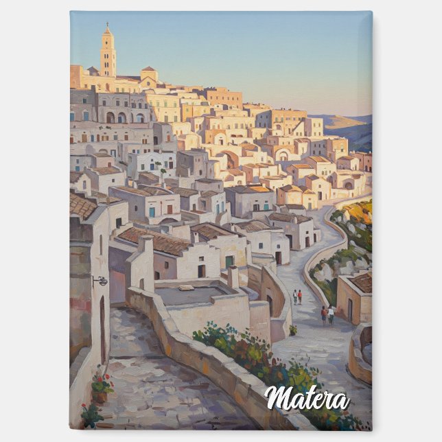 Imán Viaje a Matera Italia (Anverso)