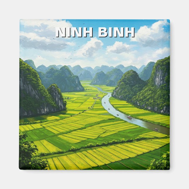 Imán Viaje a Ninh Binh Vietnam (Frente)