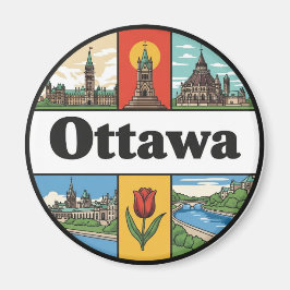 Imán Viaje a Ottawa Canadá