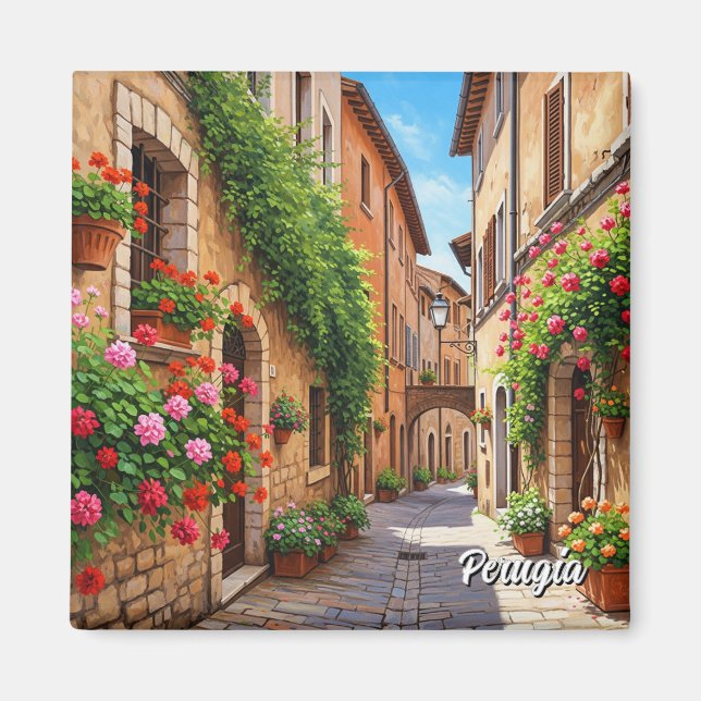 Imán Viaje a Perugia Italia (Frente)