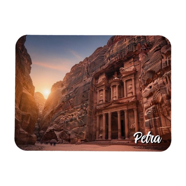 Imán Viaje a Petra Jordania (Horizontal)