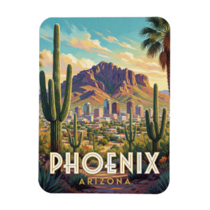Imán Viaje a Phoenix Arizona Montaña Camelback