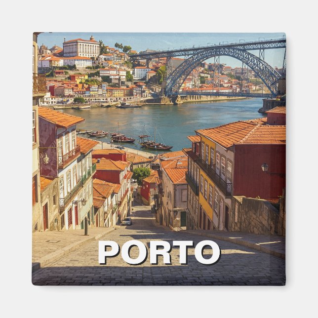 Imán Viaje a Porto Portugal (Frente)