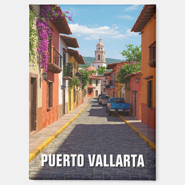 Imán Viaje a Puerto Vallarta México (Anverso)