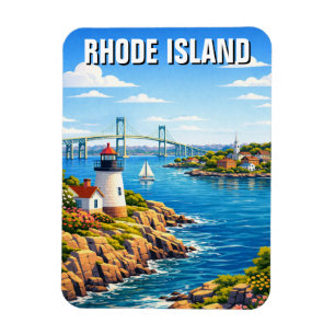 Imán Viaje a Rhode Island