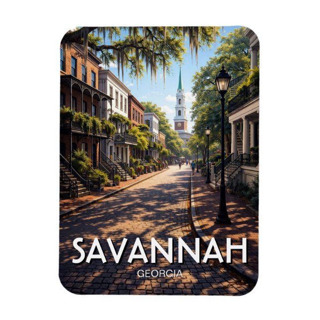 Imán Viaje a Savannah Georgia (Vertical)