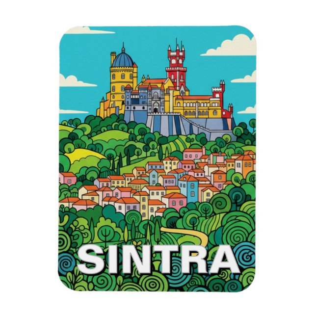 Imán Viaje a Sintra Portugal (Vertical)
